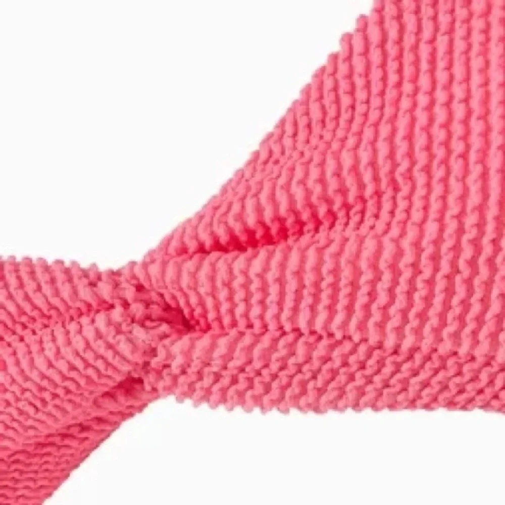 Good American Women’s Always Fit Bikini - Twisted Top & Good Waist Bottom Pink 0 - Picture 3 of 12